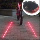 Galinis dviračio žibintas (LED+LASER)